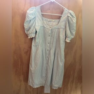 Christy Dawn Plaid print Mini Dress